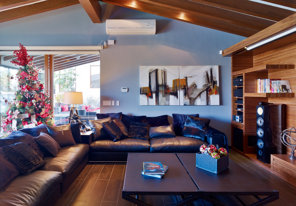 Photo of a contemporary living room in Mexico City.