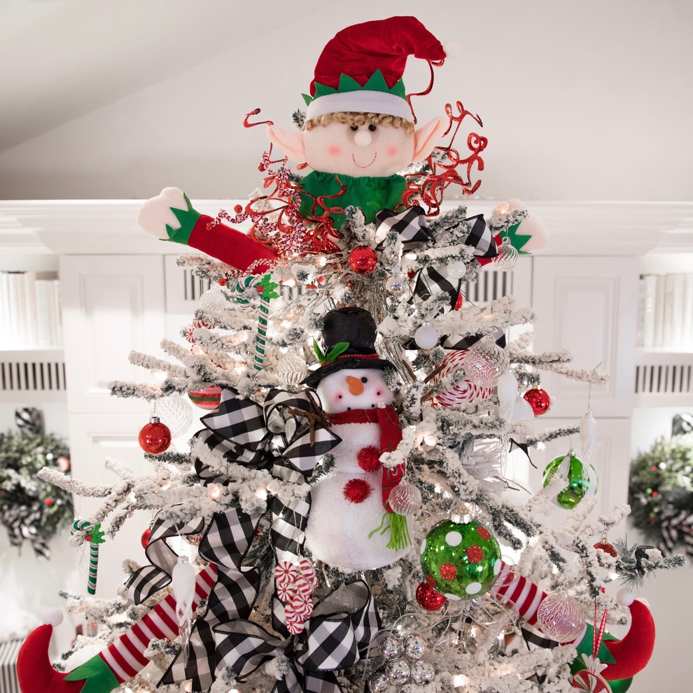 Kids Christmas Tree Decorating Ideas Transitional San Diego by Robeson Design Houzz