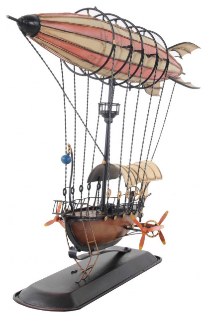 Steampunk Airship Model with Crows Nest