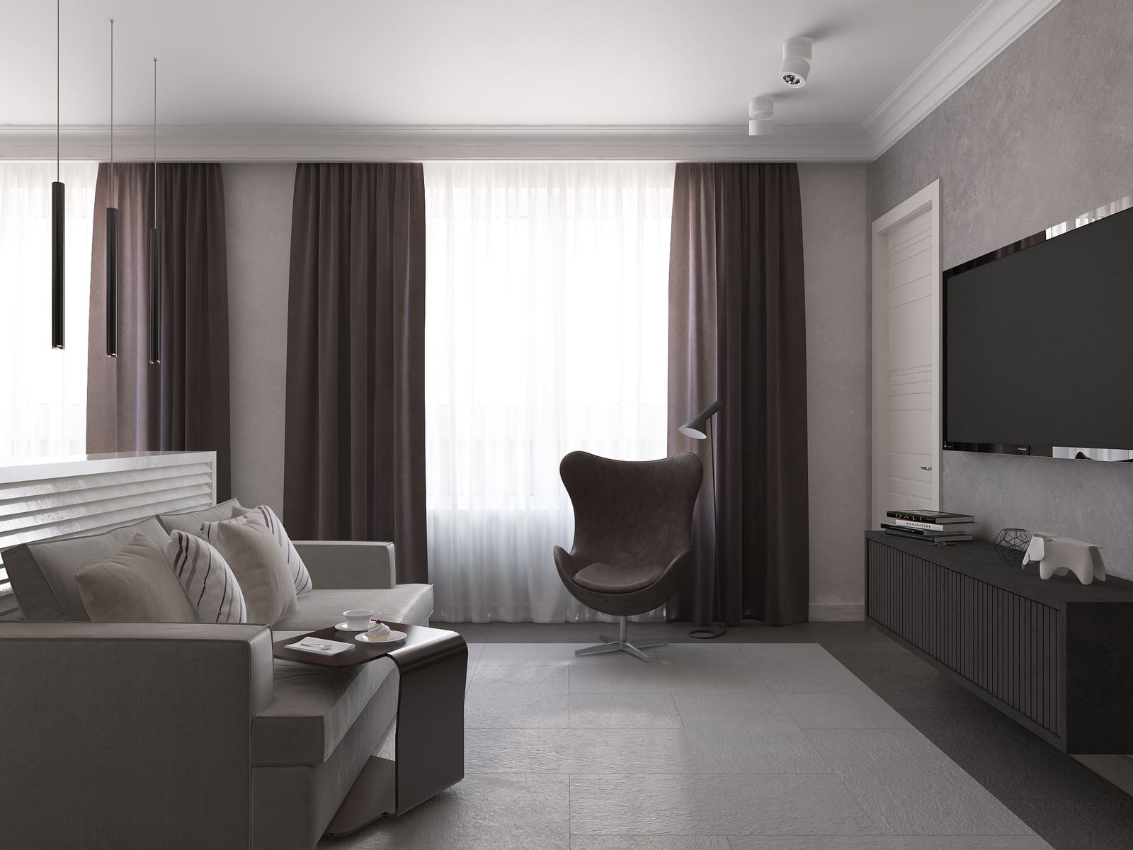 В серых тонах