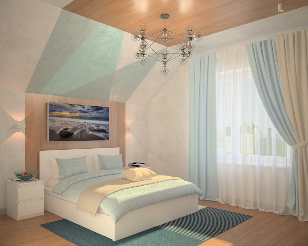 Гостевая спальня в загородном доме