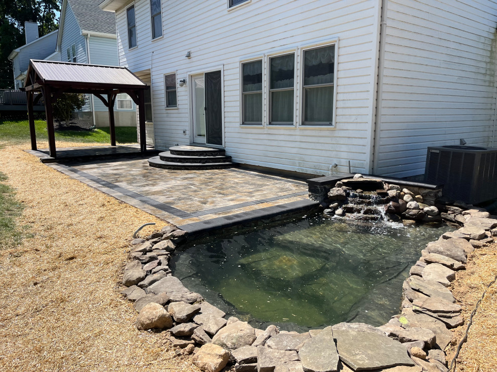 Perry Hall Patio, Pond, Pergola