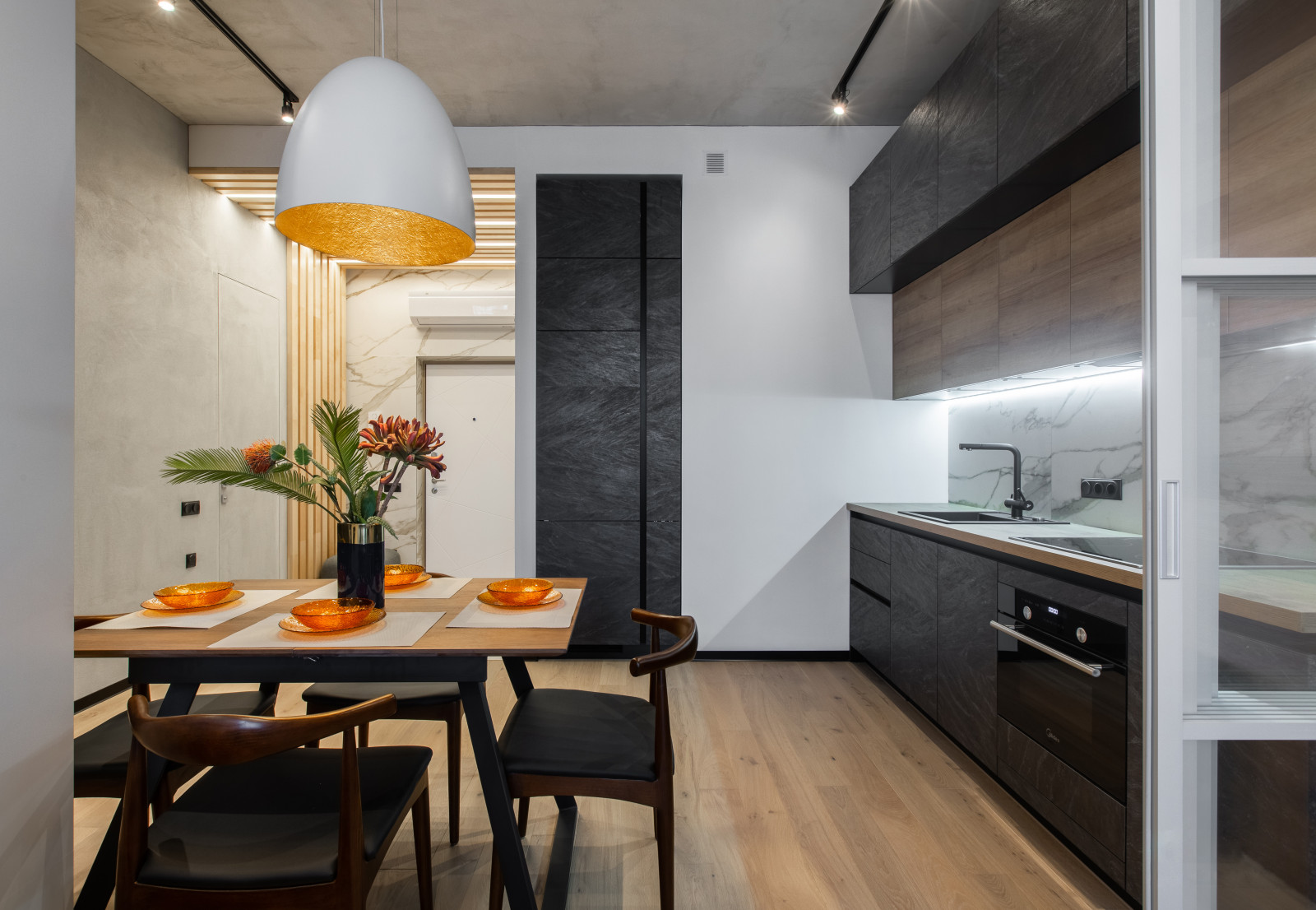 Современный стильный интерьер квартиры