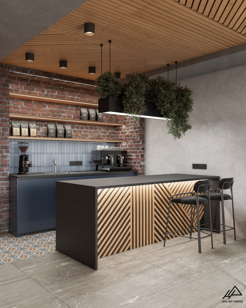 Интерьер кофейни в самом сердце города