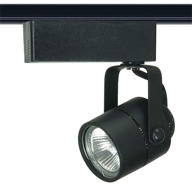 Nuvo Track Lighting 1Light Halogen Track Light Fixture, Black