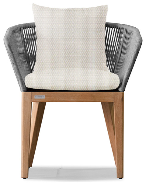 Harbour 1976 Avalon Dining Chair, Teak Natural - Beach Style - Dining ...