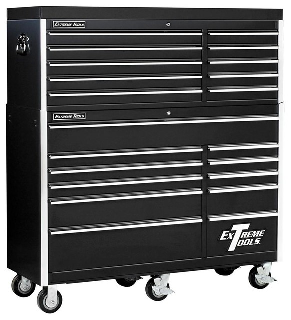 Professional 11 Drawer Tool Chest w Wheels Black Finish