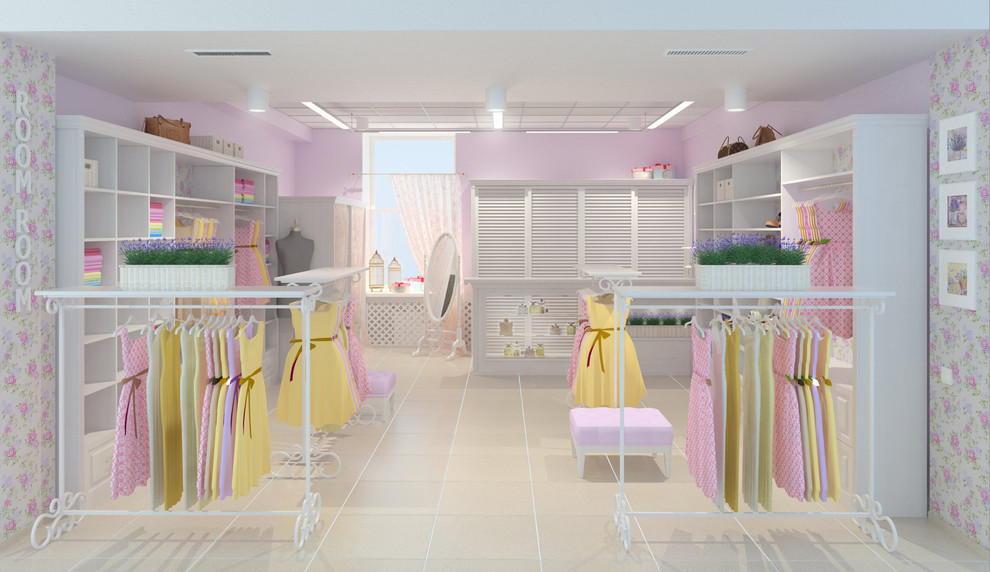 Интерьер шоурума женской одежды Room-Room, в ТЦ CITY HALL