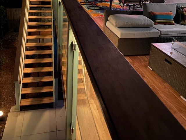 High Tech Deck contemporary-terrace