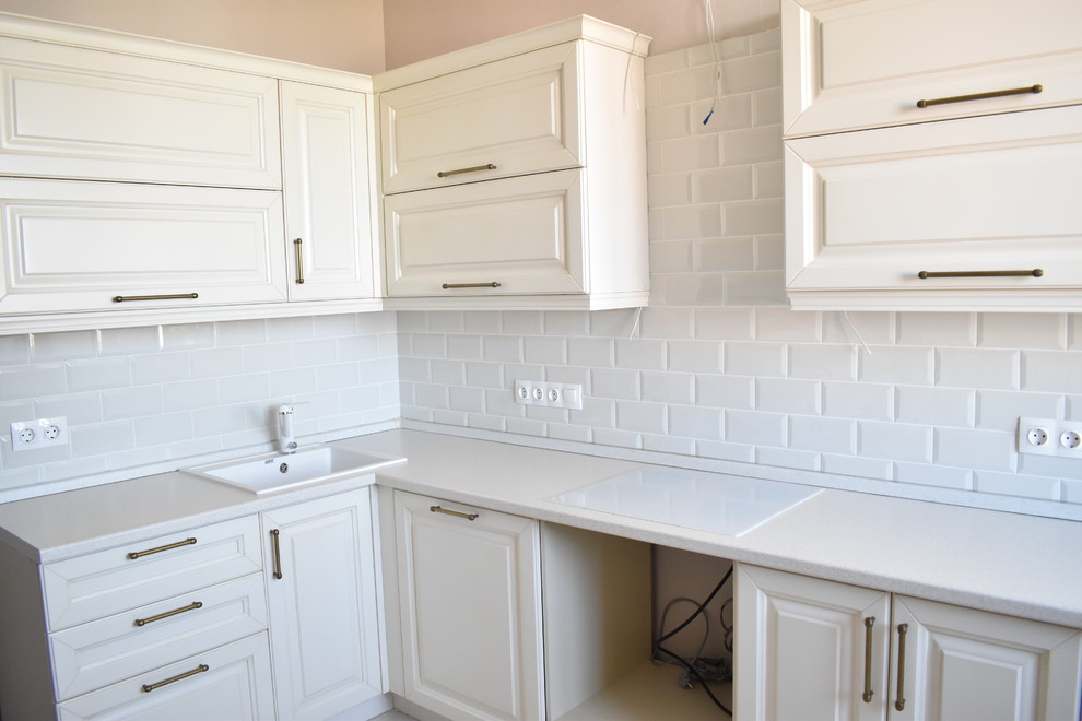 Кухня из массива бука, модель ЭКО