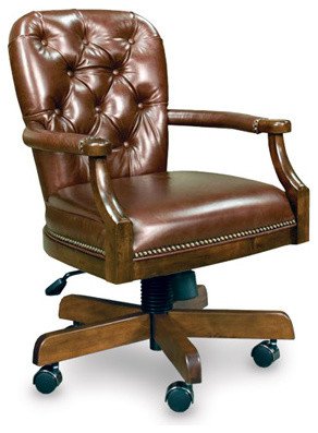 erik swivel game chair (leather)