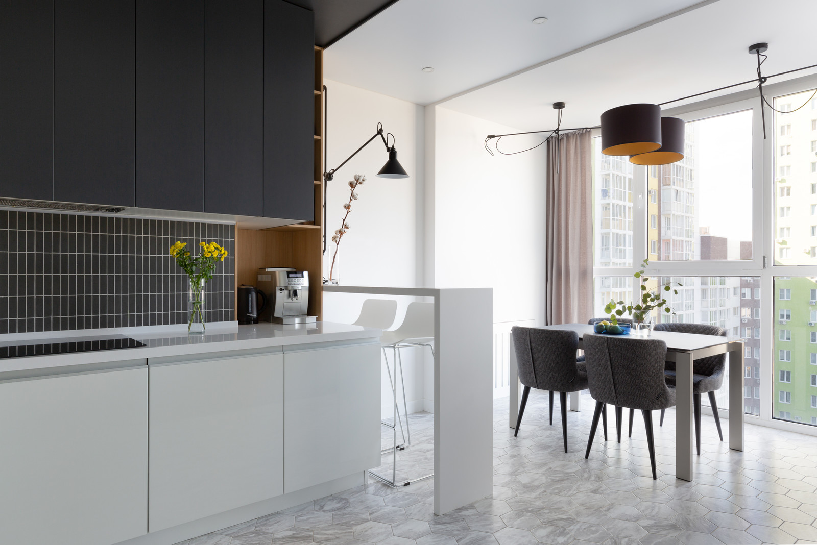 Квартира 120 м2, для молодой позитивной семьи с маленькой принцессой и её Альфом