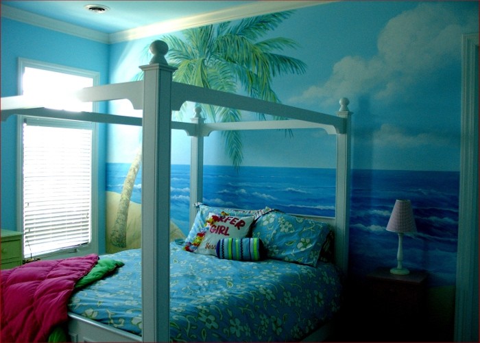 Design ideas for a tropical kids' room in Cleveland.