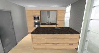 Spüle oder Kochfeld auf der Kücheninsel?