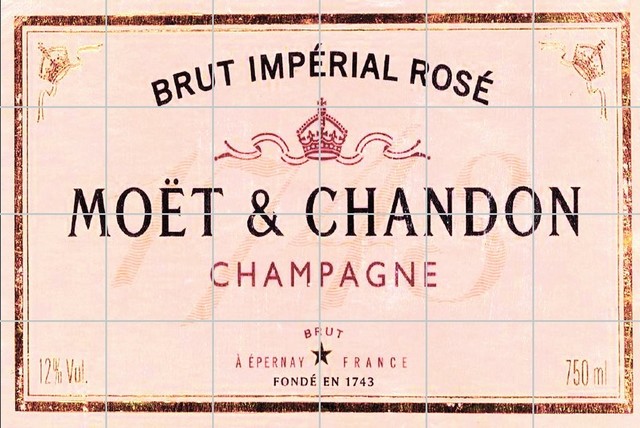 Moét and Chandon Tile Mural