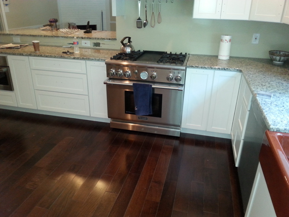 Stacy M Custom Kitchen Flooring + Bump out