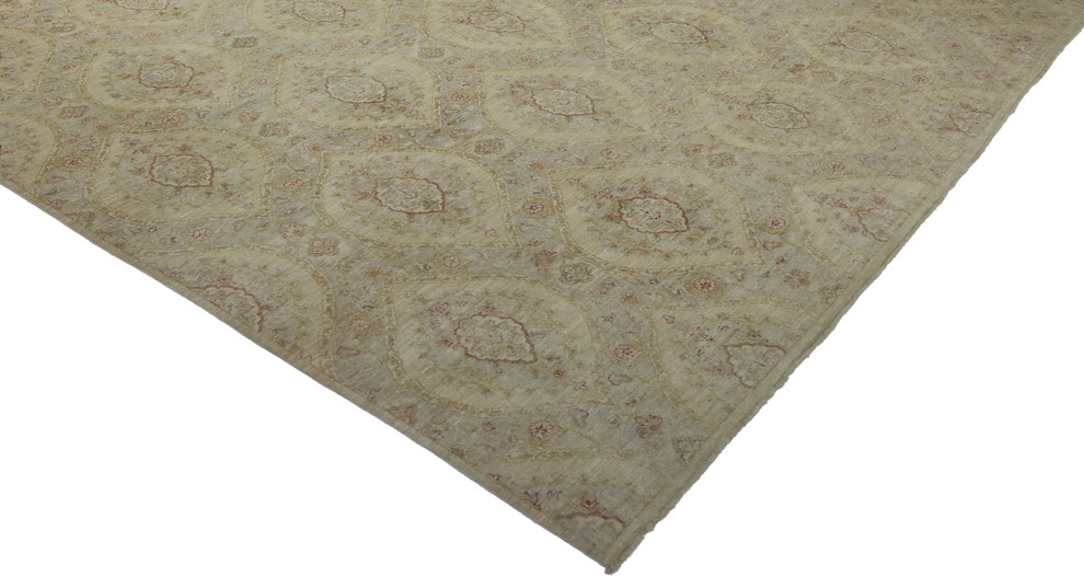 New Transitional Area Rug Rug, 12'05 X 15'06 Contemporary Area Rugs