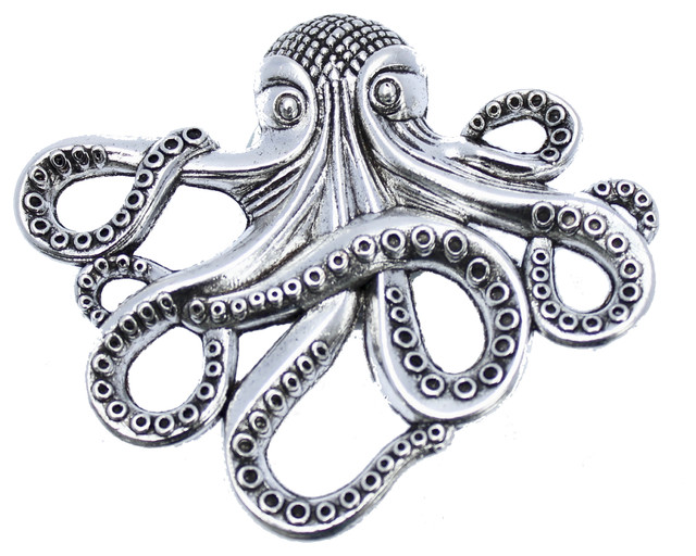 Octopus Cabinet Knob Nautical Decor Octopus Drawer Knob