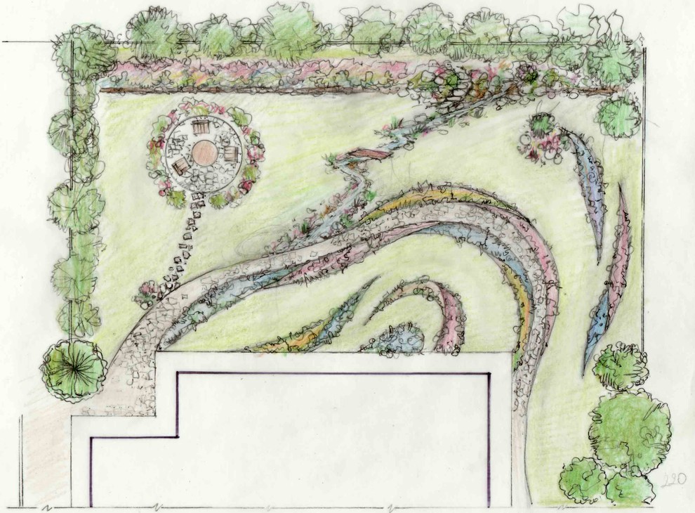 Эскиз сада