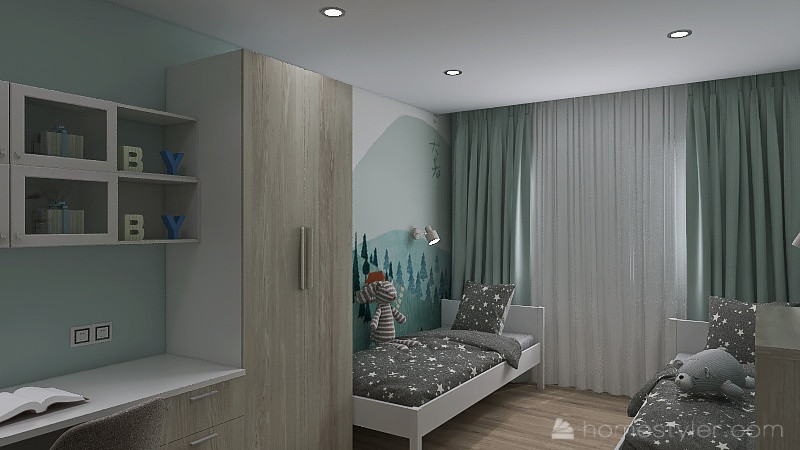 Трехкомнатная квартира в современном стиле