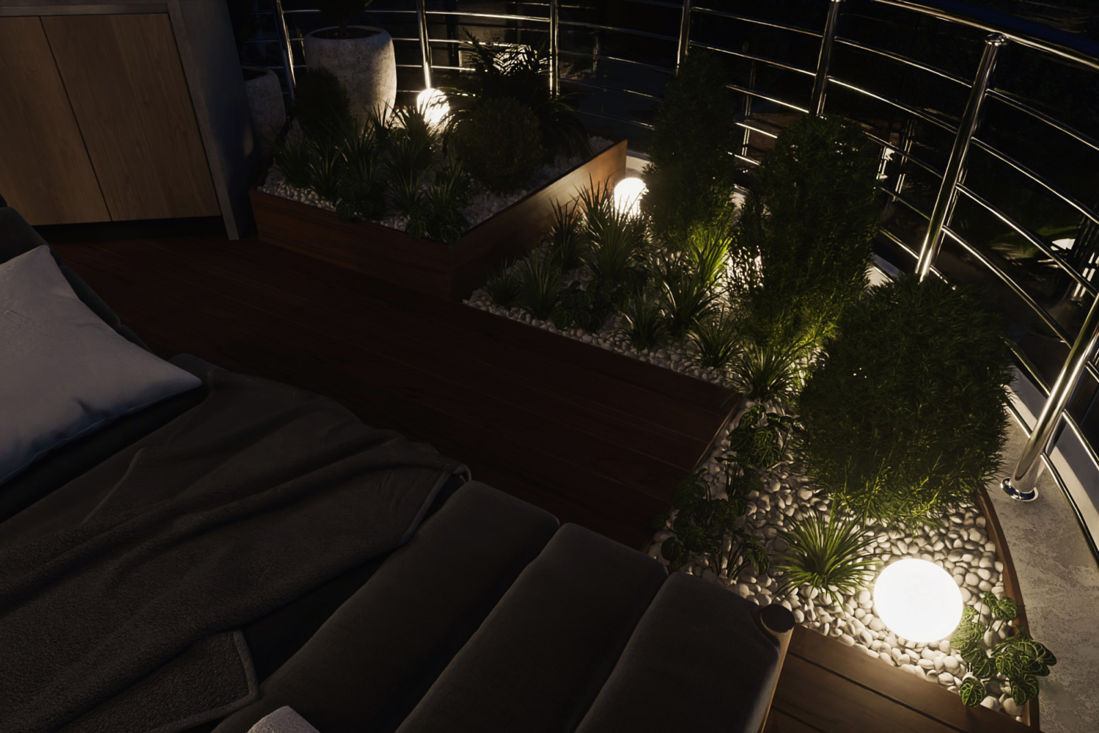 Терраса пентхауса в г. Сочи