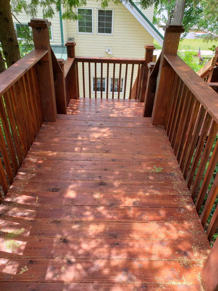 Irish Hills MI - Lake House Deck & Hill Side Steps
