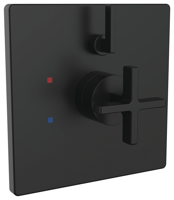 Lura Diverter Shower Valve Trim With Cross Handle Modern Tub And Shower Parts by Speakman