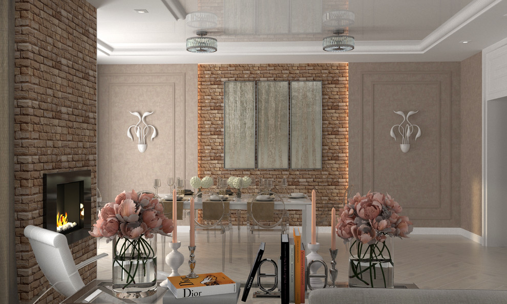 Интерьер гостиной в доме