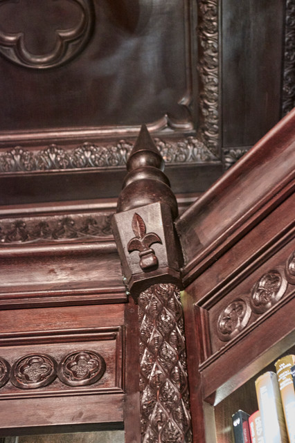 Convent conversion. amerikansk-craftsman-trappa