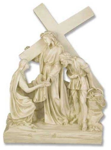 Jesus Meets Veronica Station # 6 Religious Sculpture - Traditional ...