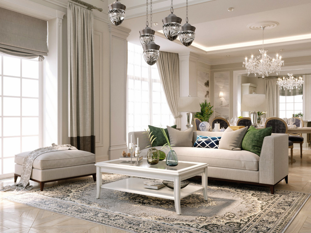 Загородный дом в классическом стиле 370 м.кв