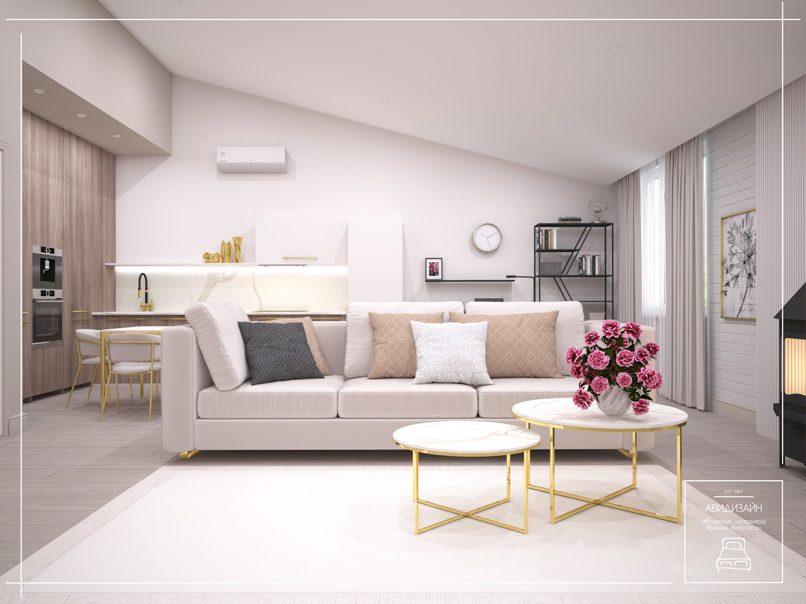 Одноэтажный дом в современном стиле