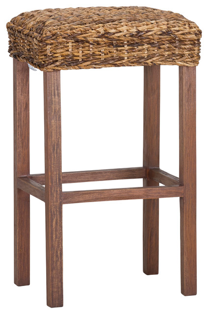 Kosas Home Micu 24 Backless Abaca Counter Stool Tropical Bar Micu 30 Backless Abaca Barstool By Kosas Home