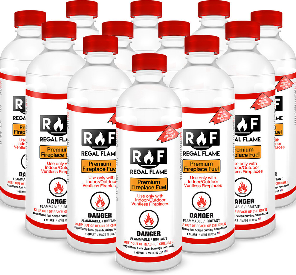 Regal Flame Prime Ventless Bio Ethanol Fireplace Fuel 12 Quarts