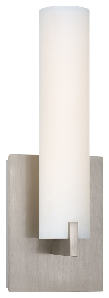 George Kovacs Tube LED Wall Sconce P5040-084-L, Brushed Nickel