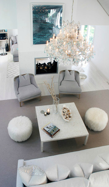 Beach Chic contemporary-vardagsrum