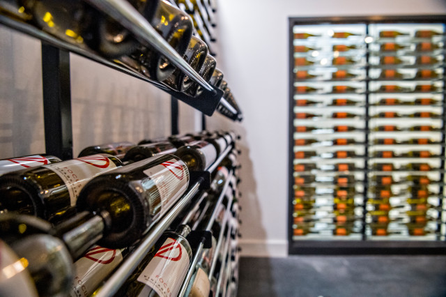 Evolution Wine Wall Post 10′ Kit, 108 Bottles - Transitional - Wine ...