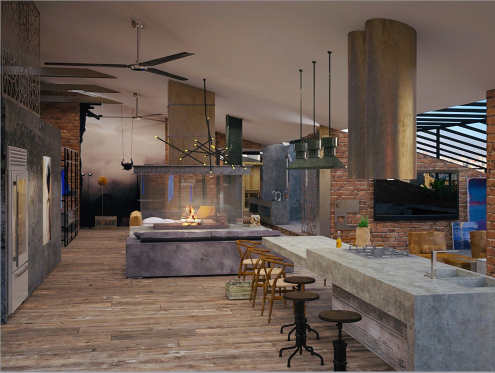 Пентхаус на мансардном этаже