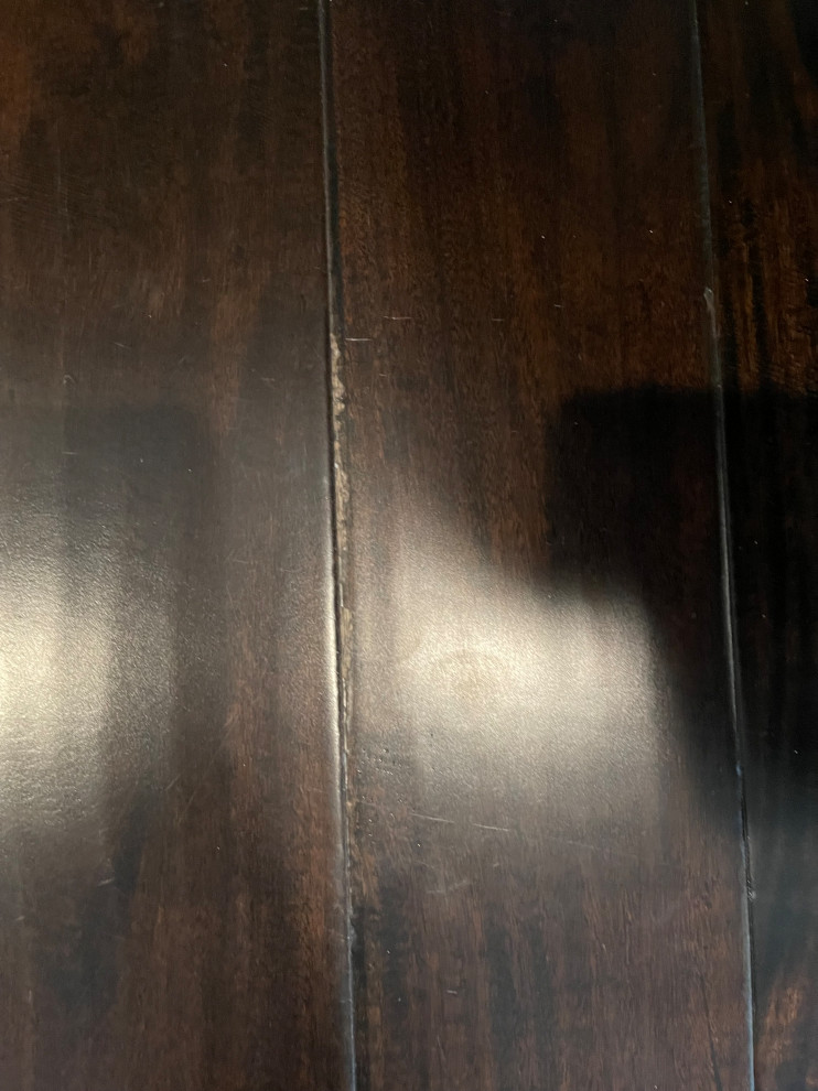 Peeling engineered hardwood floors