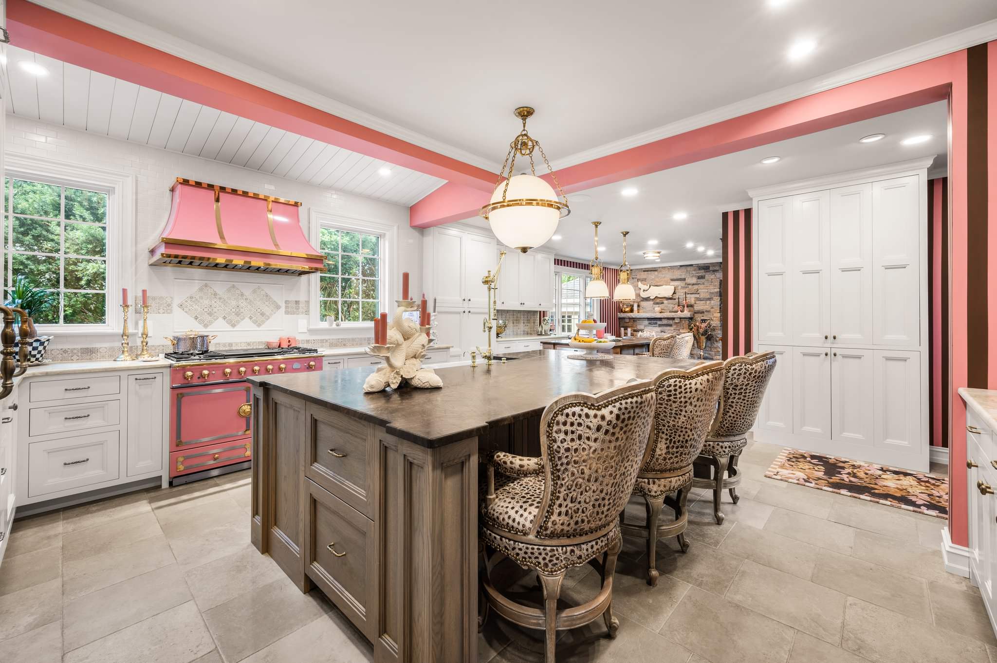 Pretty in Pink Kitchen Before & After