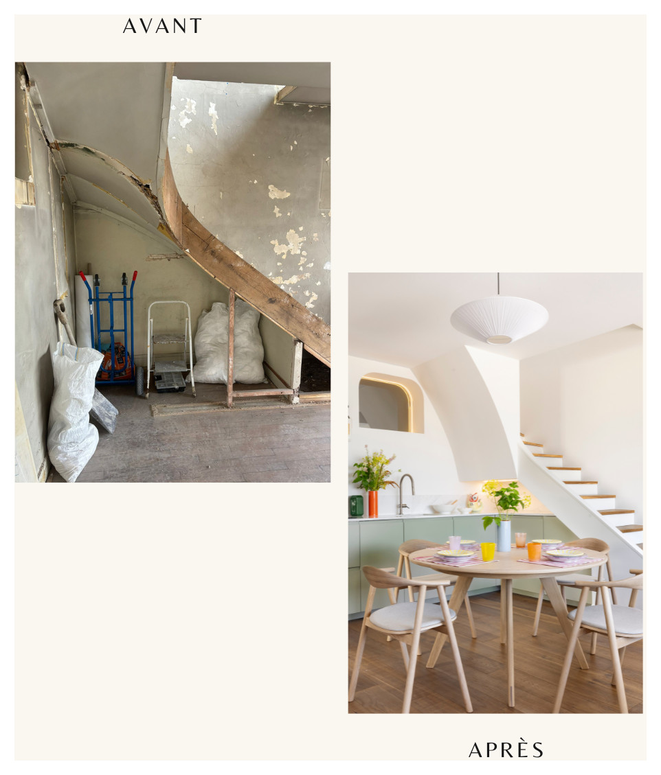 Un duplex des années 30 de 60m2 entièrement repensé