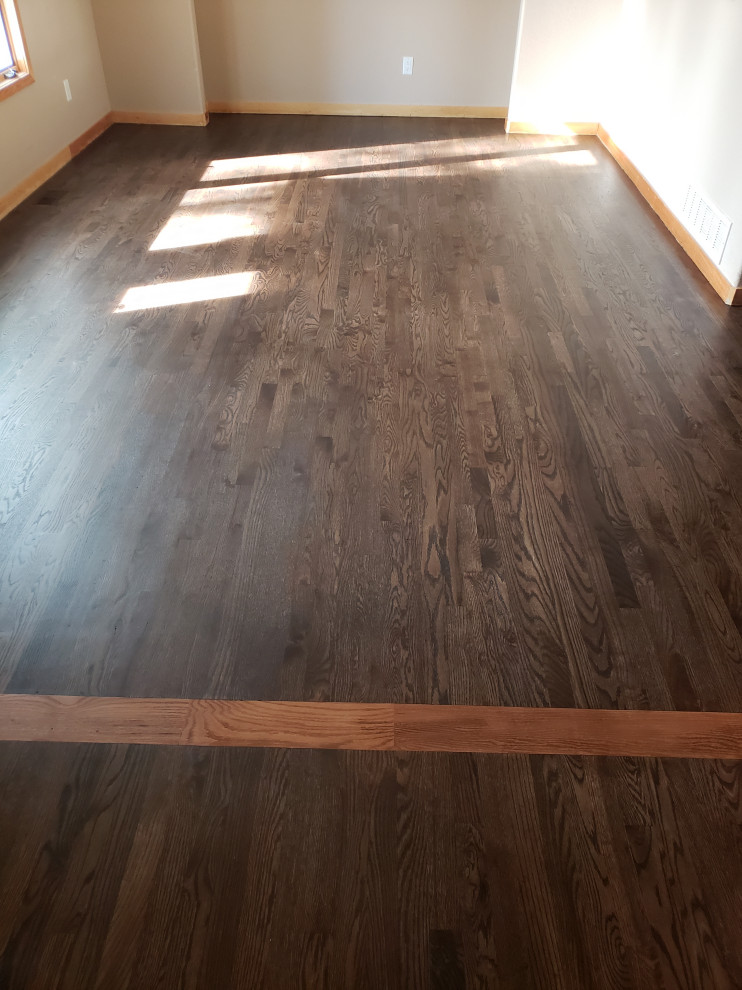Hardwood Elegance with Custom Inlays & Entry Border