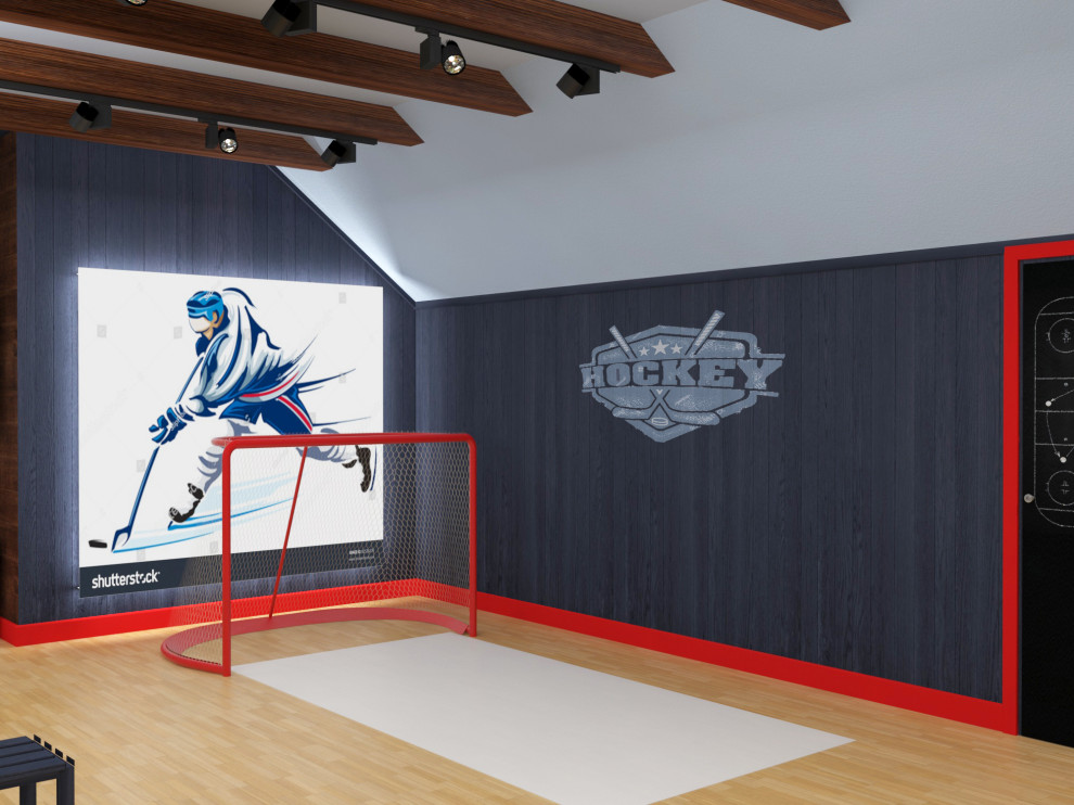 Домашний спорт зал хоккеиста