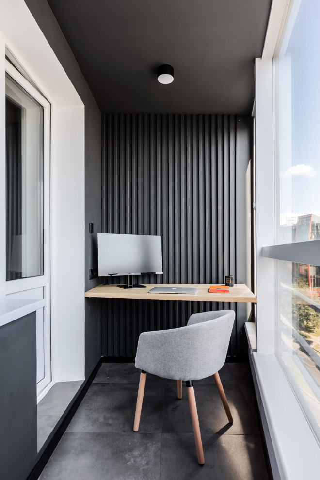 Черно-белый интерьер