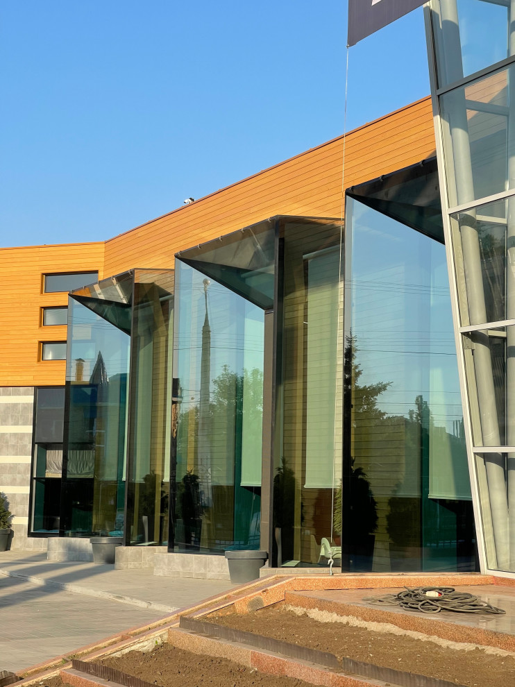 Остекление детского кафе город Кустанай