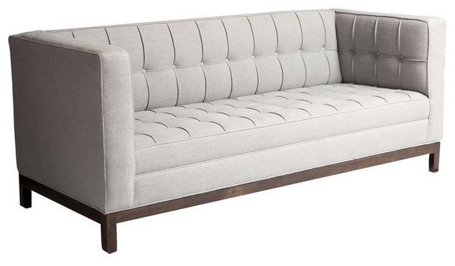 Sold Out Modern Tufted Grey Sofa 4 097 Est Retail 1 250 On Modern Tufted Grey Sofa 4 097 Est Retail 1 250 On Chairish