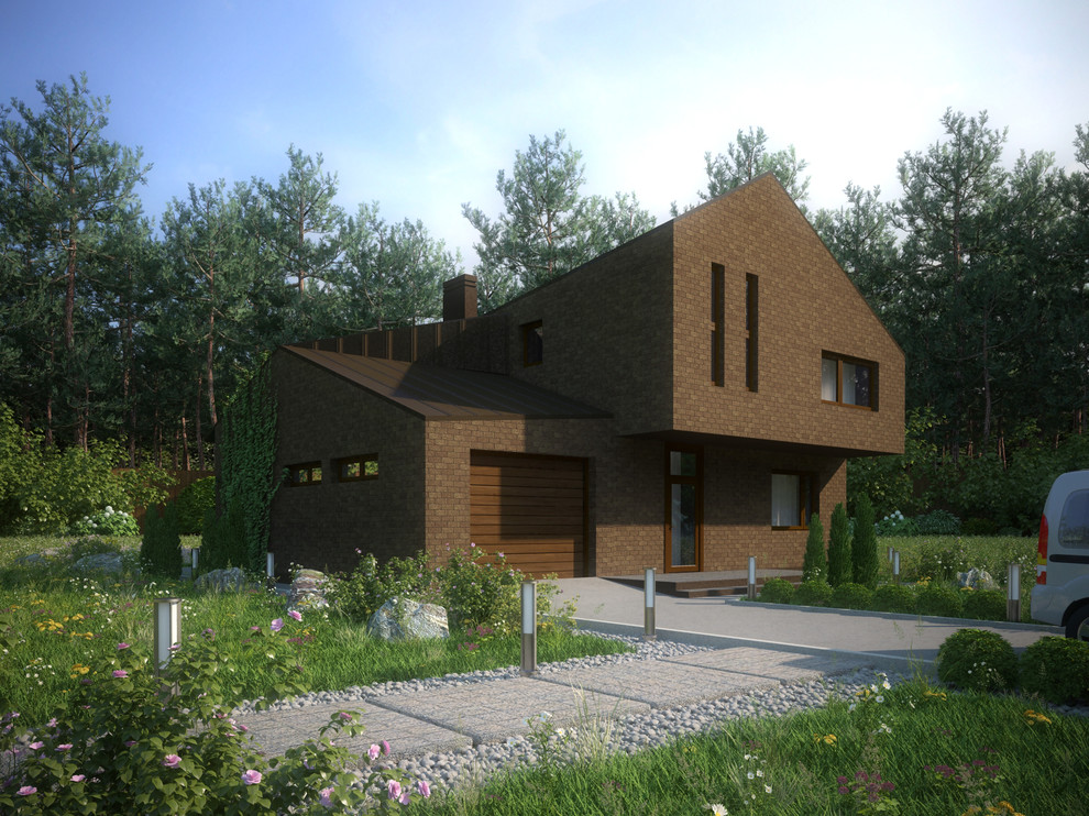 Частный двухэтажный дом