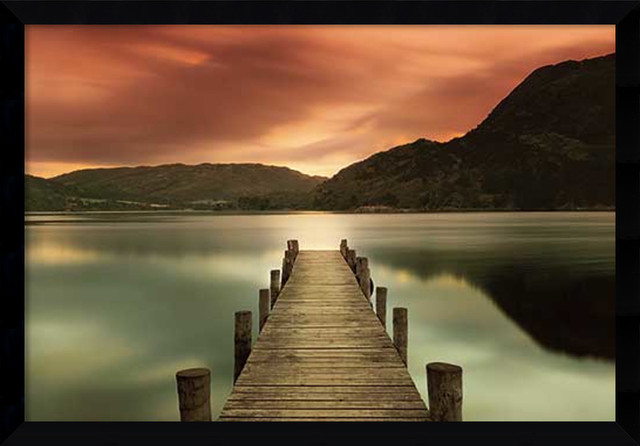 Framed Art Print Ullswater Glenridding Cumbria By Mel Allen 42 X29 Rustic Prints And Posters By Amanti Art