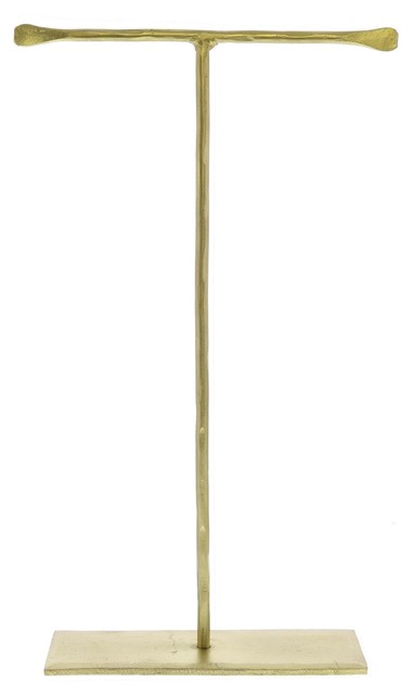 Gold Br Forged Iron Jewelry Stand Hanger 12 Necklace Bracelet Gold Br Forged Iron Jewelry Stand