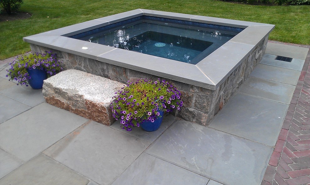 Contemporary pool in Newark.